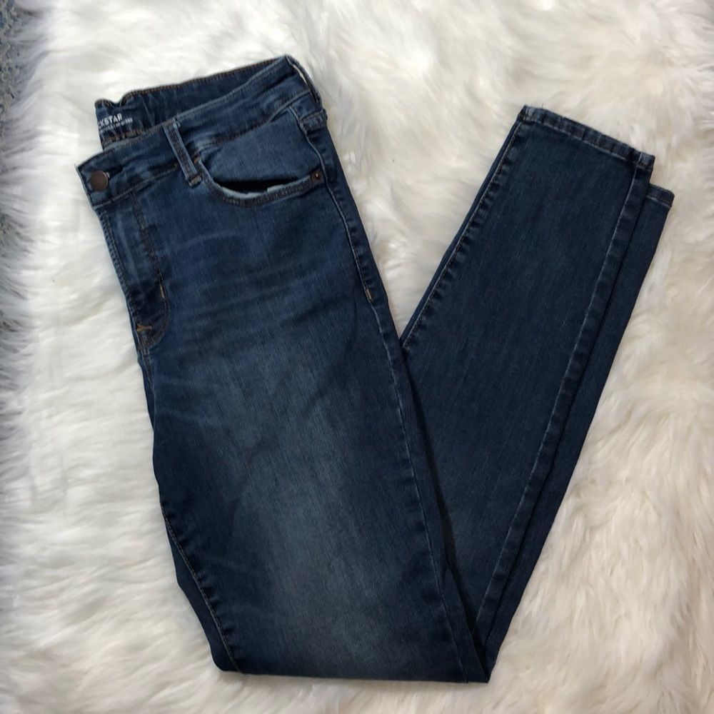 Old Navy Rockstar Mid Rise Jeans Kirrie Blue 10R - Picture 2 of 16